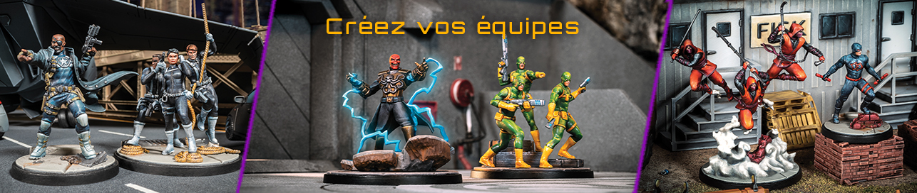Creez vos équipes.