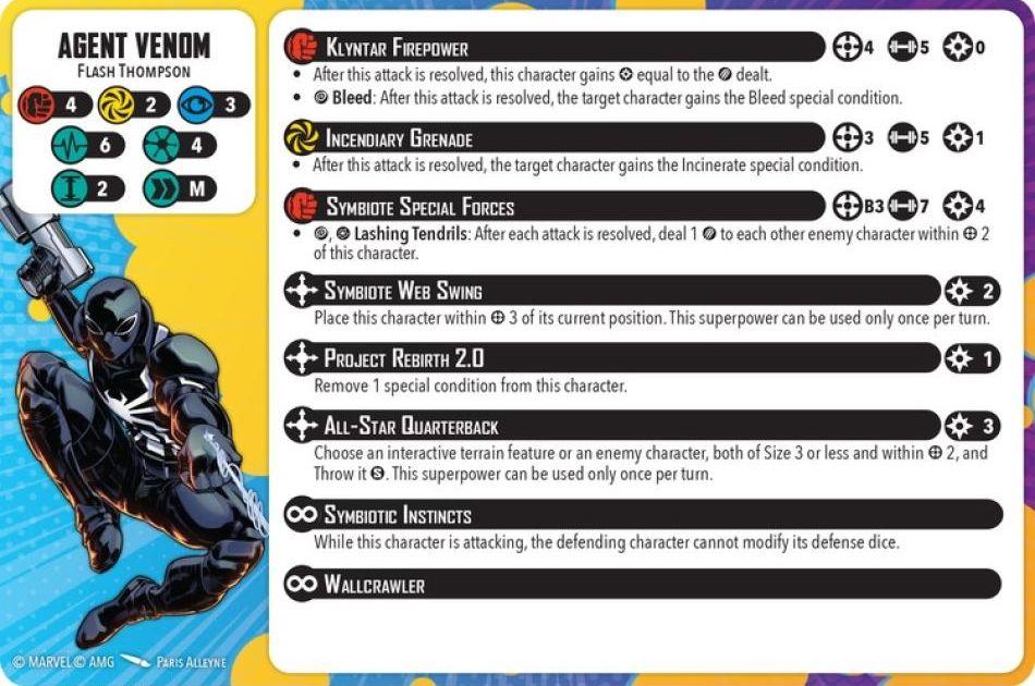 Agent Venom healthy
