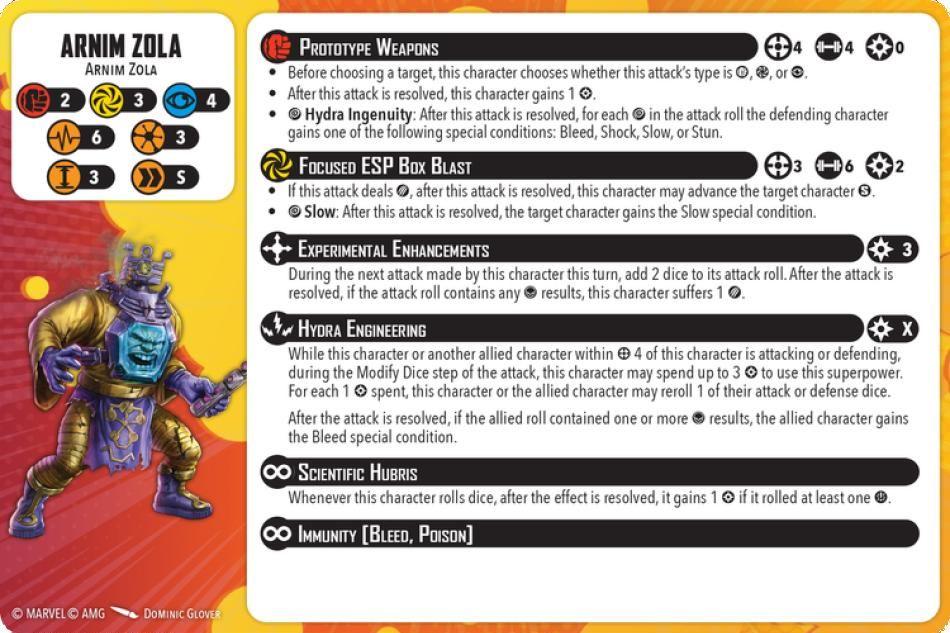 Arnim Zola injured