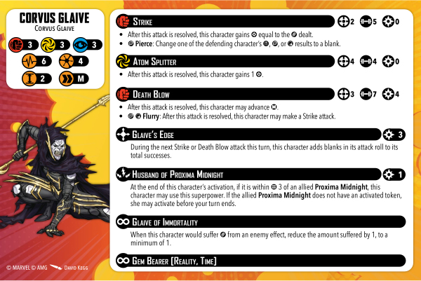 Corvus Glaive injured