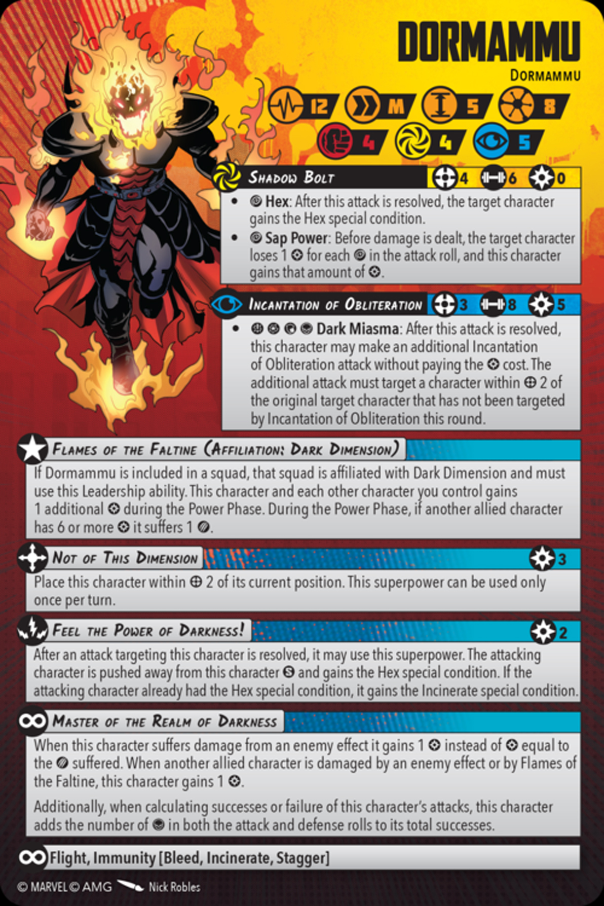 Dormammu injured