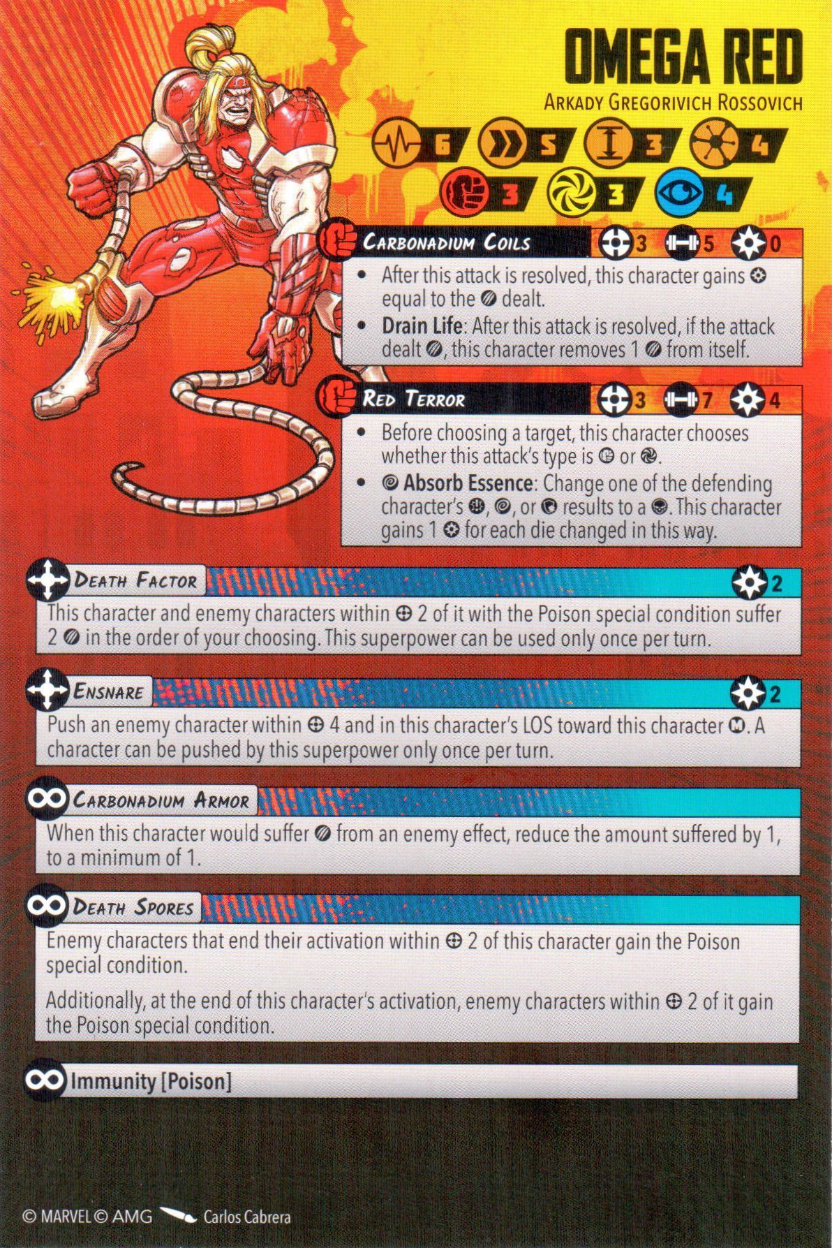 Omega Red injured