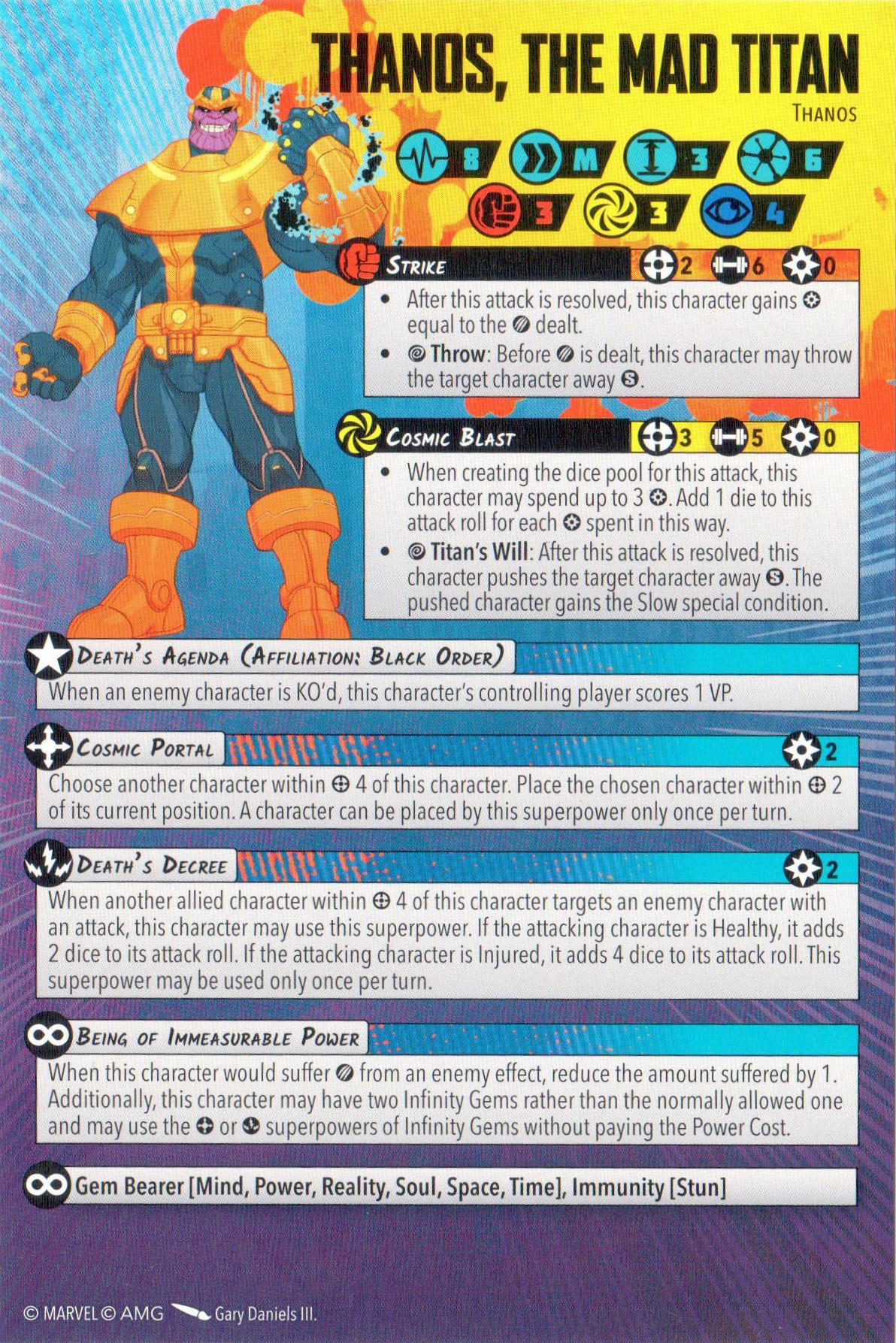 Thanos, The Mad Titan healthy