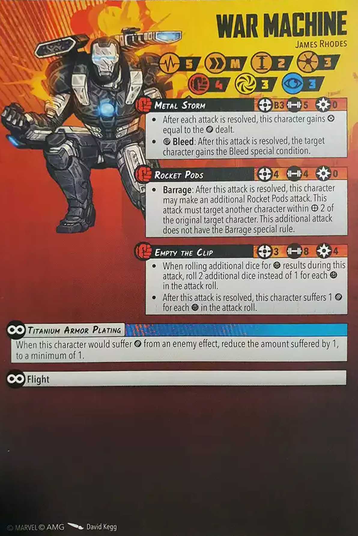War Machine injured