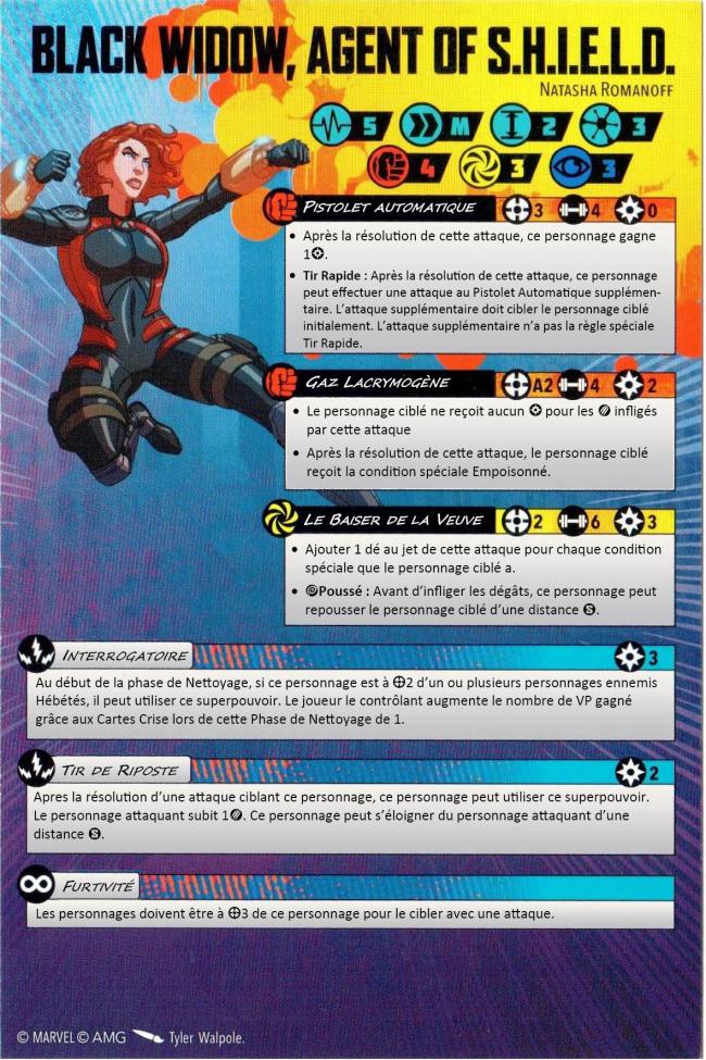 Black Widow Agent of S.H.I.E.L.D healthy