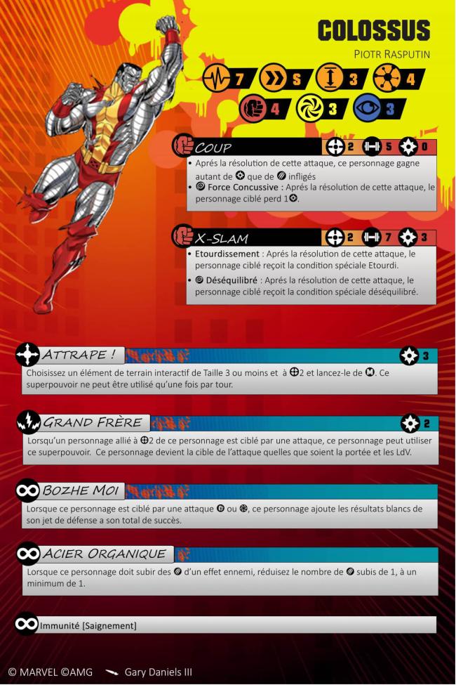 Colossus injured