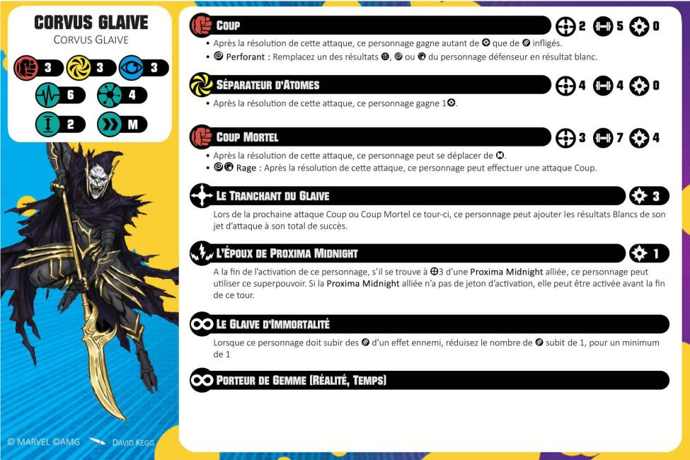 Corvus Glaive healthy