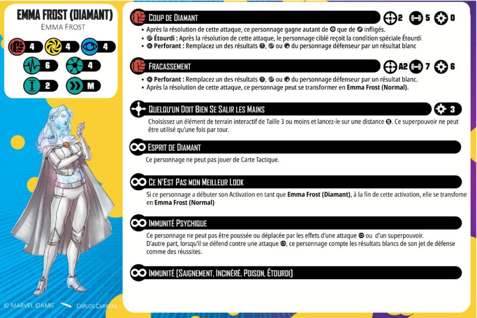 Emma Frost (Diamond) healthy