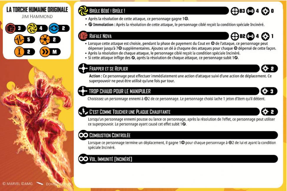 The Original Human Torch injured