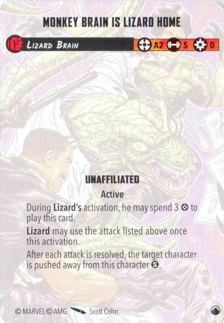 Monkey Brain Is Lizard Home